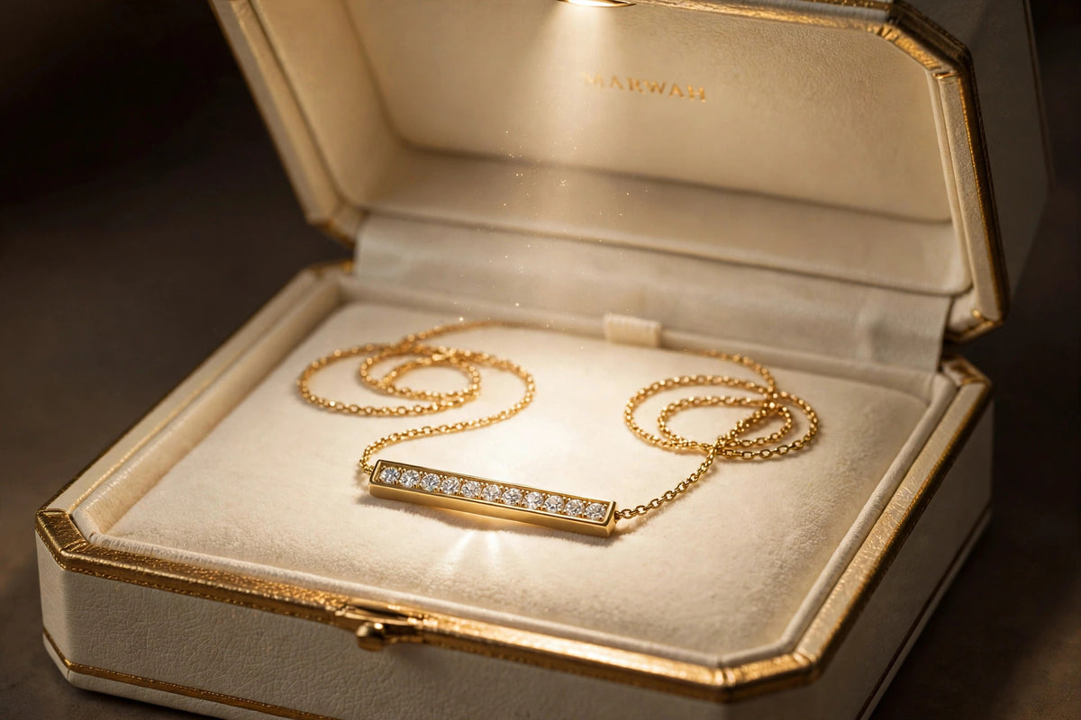 Diamond Bar Pendant