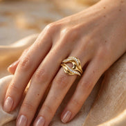 Asymmetric Wave Diamond Band lifestyle