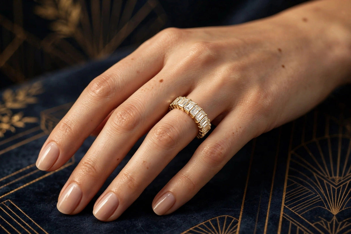 Baguette Eternity Band lifestyle