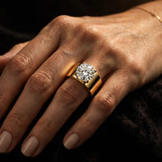 Chunky Cigar Band Solitaire lifestyle
