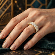 Emerald-Cut Eternity Band lifestyle