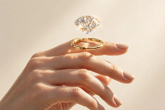 Floating Diamond Ring lifestyle