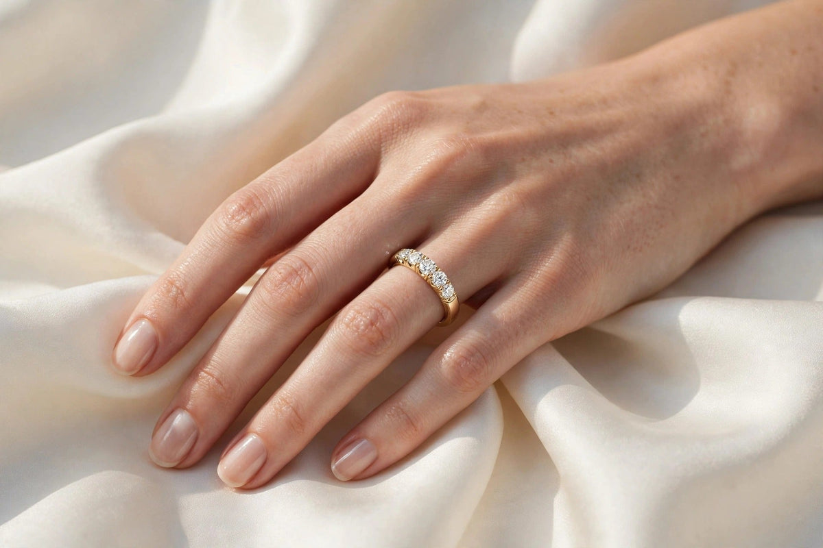 Half-Eternity Diamond Band lifestyle