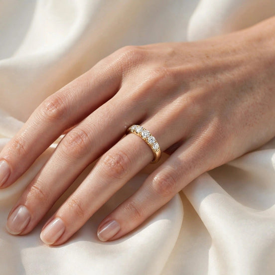 Half-Eternity Diamond Band lifestyle