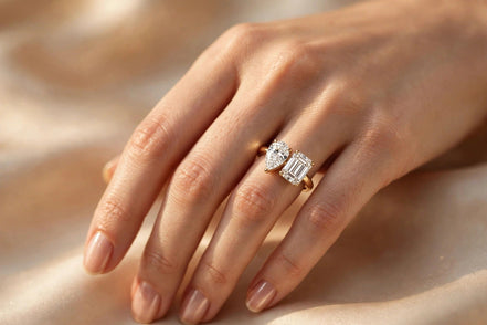 Mixed-Shape Toi Et Moi Ring lifestyle