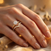 Nesting Curved Diamond Band lifestyle