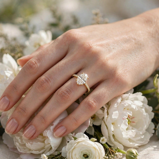 Oval Solitaire Engagement Ring lifestyle
