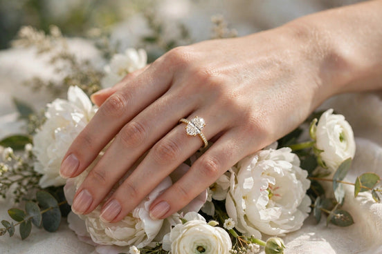 Oval Solitaire Engagement Ring lifestyle