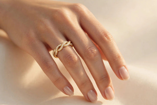 Pavé Twist Band lifestyle