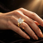 Radiant-Cut Solitaire Engagement Ring lifestyle