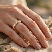 Twisted Rope Diamond Band lifestyle