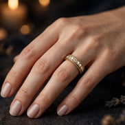 Vintage Milgrain Diamond Band lifestyle