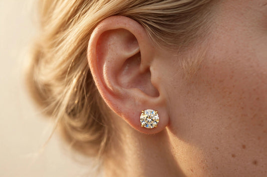 Solitaire Diamond Studs