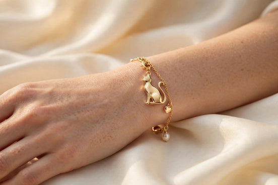 Cat Silhouette Charm lifestyle
