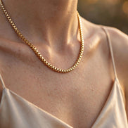 Classic Box Chain Necklace lifestyle