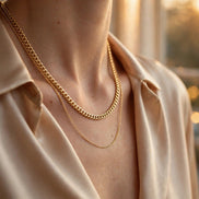 Double Chain Layering Set lifestyle