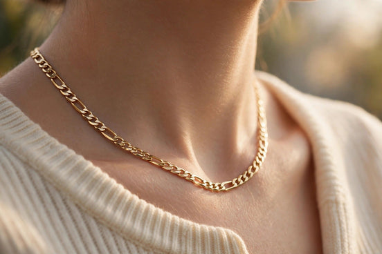 Women's Figaro Chain Necklace lifestyle