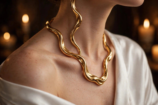 Liquid Snake Chain Necklace lifestyle