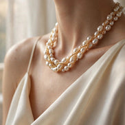 Pearl Strand Chain Necklace lifestyle