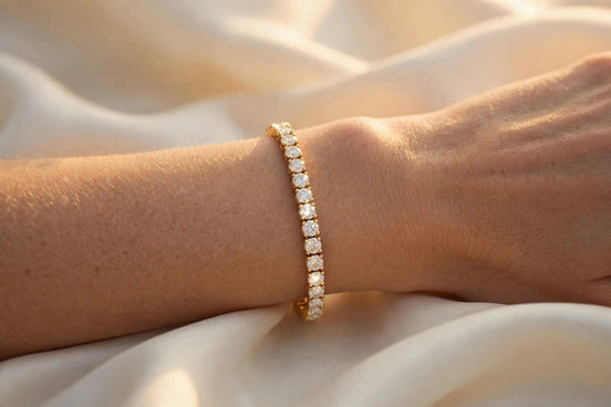 Classic Diamond Tennis Bracelet lifestyle