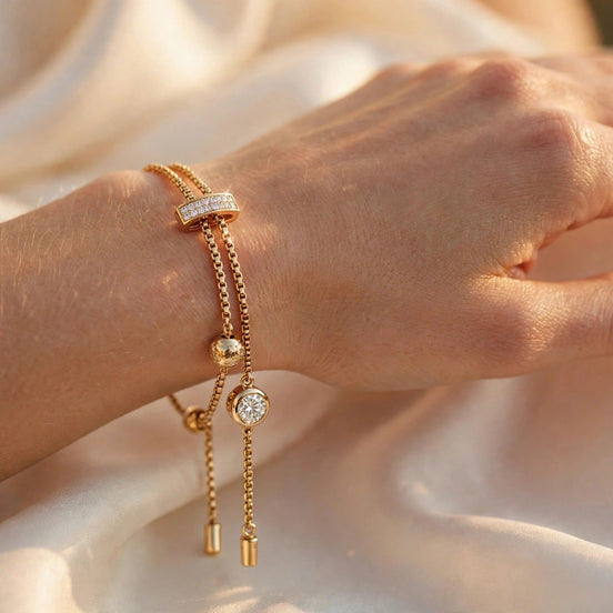 Diamond Bolo Bracelet lifestyle