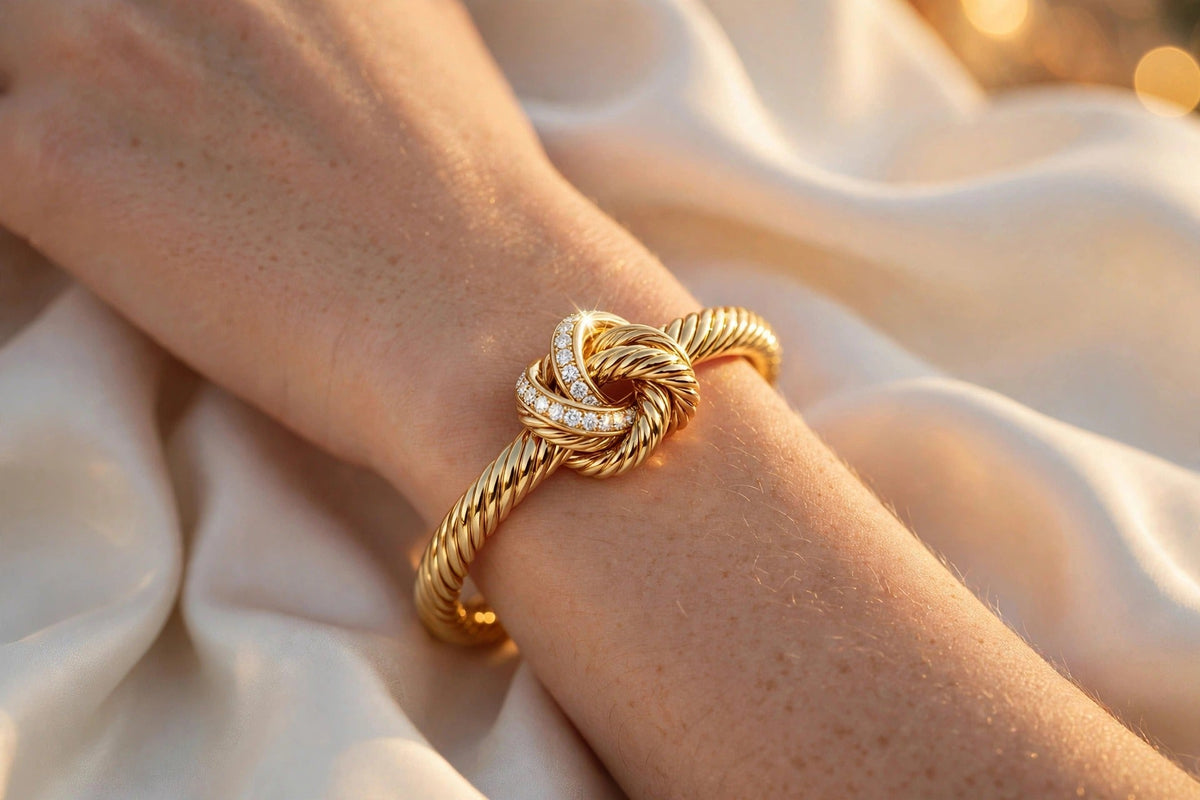 Diamond Knot Bangle lifestyle