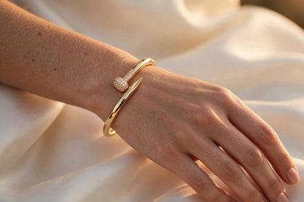 Diamond Nail Cuff lifestyle