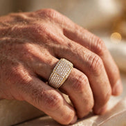 Diamond Pinky Ring lifestyle