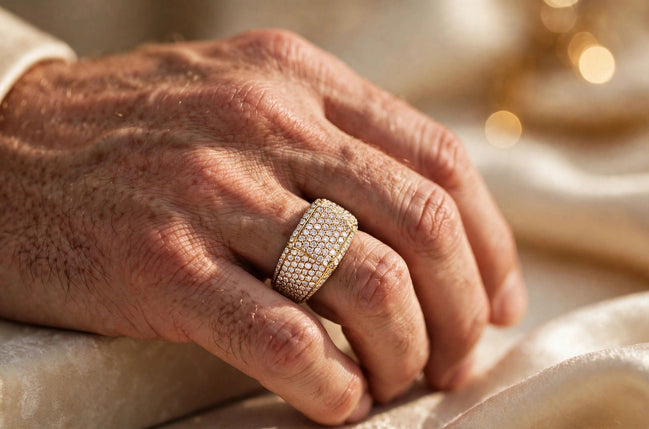 Diamond Pinky Ring lifestyle