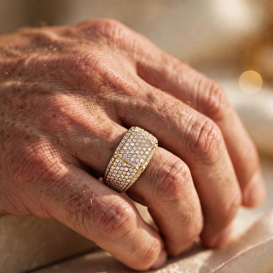 Diamond Pinky Ring lifestyle