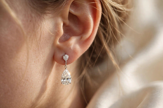 Diamond Drop Studs lifestyle