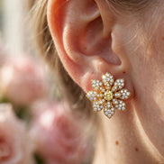 Floral Cluster Studs lifestyle