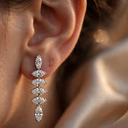 Marquise Diamond Studs lifestyle