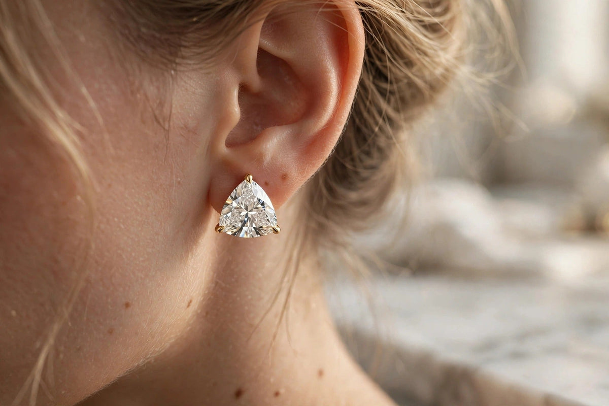Trillion Diamond Studs lifestyle