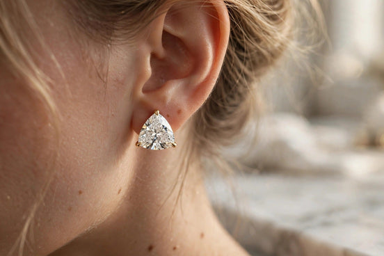 Trillion Diamond Studs lifestyle