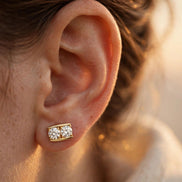 Two-Stone Diamond Studs lifestyle