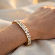 Emerald-Cut Tennis Bracelet lifestyle