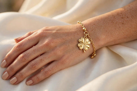 Four-Leaf Clover Charm lifestyle
