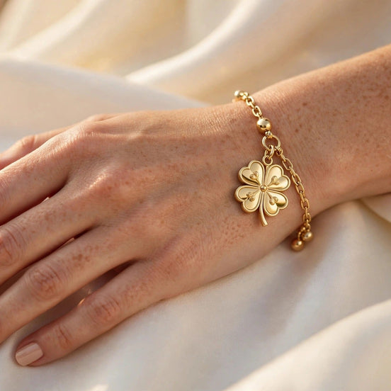 Four-Leaf Clover Charm lifestyle