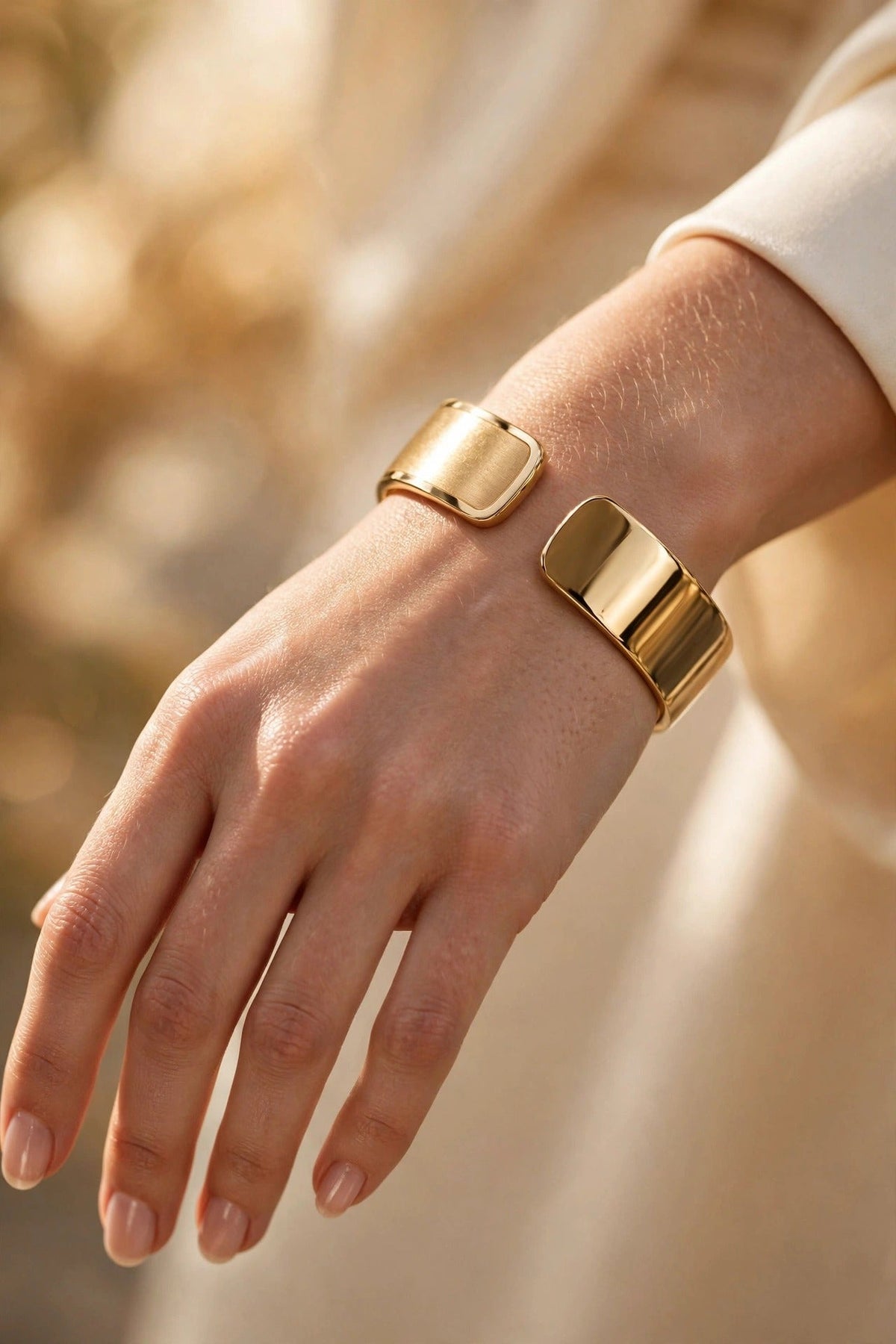 Gold Cuff Bracelet lifestyle