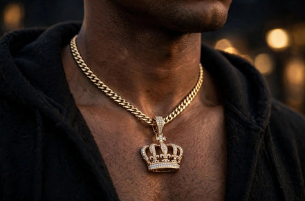 Iced Crown Pendant lifestyle