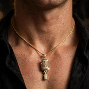 Iced Microphone Pendant lifestyle