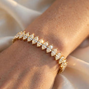 Marquise Diamond Tennis Bracelet lifestyle