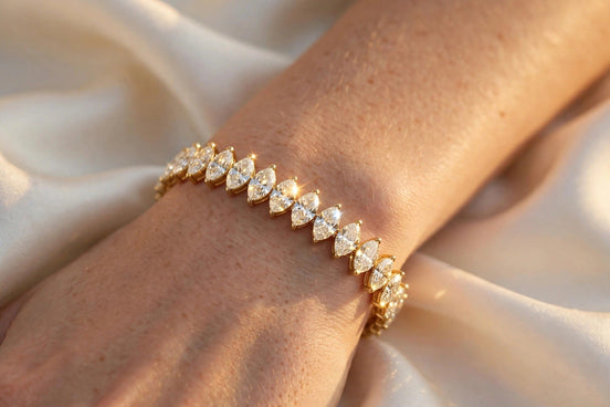 Marquise Diamond Tennis Bracelet lifestyle