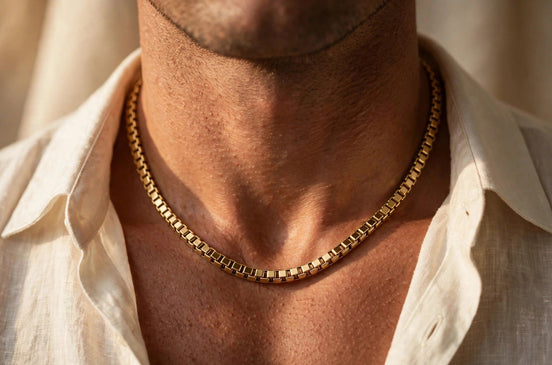 Men's Box Chain lifestyle