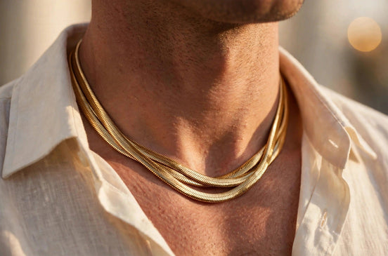 Men's Snake Chain lifestyle