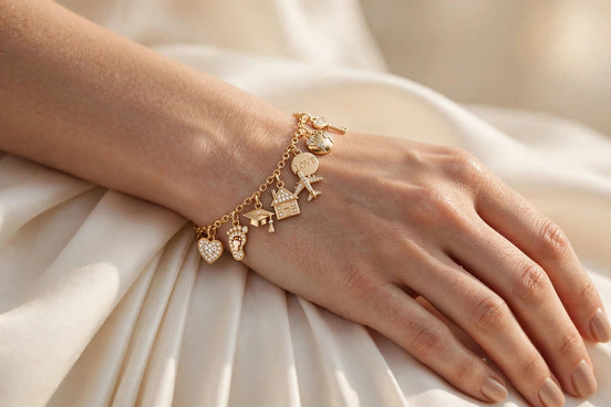 Milestone Charm Bracelet lifestyle