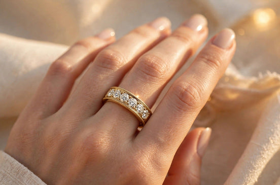 Milgrain Diamond Band lifestyle