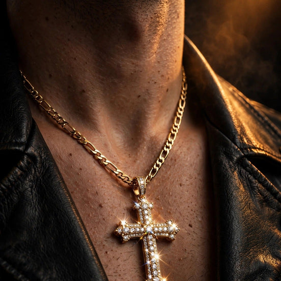 Diamond Cross Pendant lifestyle