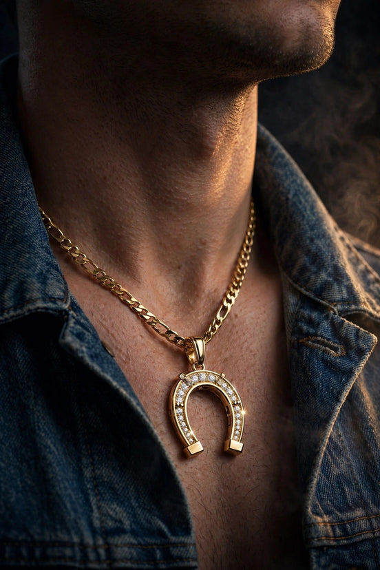 Horseshoe Diamond Pendant lifestyle